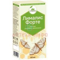 Лималис форте медовый настой лимонника и огневки пчелиной 100мл Алтайская чайная компания/Россия