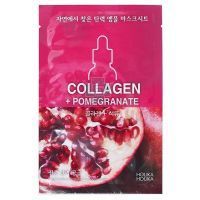 Маска косметическая Holika Holika Ampoule Essence Mask Sheet Collagen увлажняющая тканевая с коллагеном 18мл Enprani Co/Корея