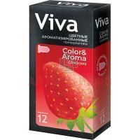 Презерватив VIVA №12 Цветные ароматизированные Karex Industries/Малайзия
