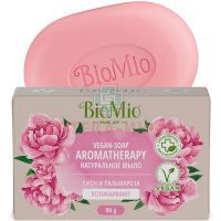 Мыло BIOMIO BIO-SOAP пион и пальмароза 90г ЭФКО Косметик/Россия