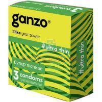 Презерватив GANZO Ultra thin №3 (супер тонкие) PharmLine/Великобритания