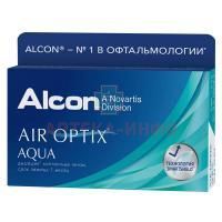 Линзы AIR OPTIX Aqua (30 дней) pk 6 Dia 14.2 BC 8.6 контактные мягкие корриг. (-2,50) Alcon/США