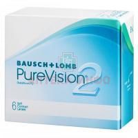 Линзы Pure Vision-2 pk 6 Dia 14.0 BC 8.6  контактные мягкие корриг. (-5,25) Bausch & Lomb