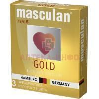 Презерватив MASCULAN-5 ULTRA №3 (золото) M.P.I. Pharmaceutica/Германия