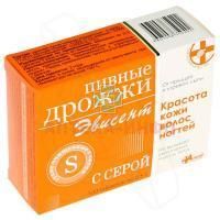 Дрожжи пивные Эвисент таб. 500мг №60 с серой Дрожжевые технологии/Россия