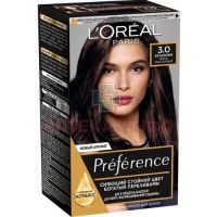 LOREAL RECITAL PREFERENCE краска д/волос тон - 3 (Бразилия) L Oreal/Франция