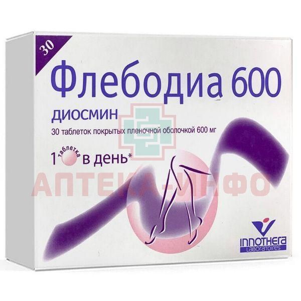 Флебодиа 600 Мг 30 Таблеток