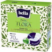 Прокладки гигиенические BELLA FLORA Green tea с экстр. зеленого чая №70 TZMO S.A./Польша