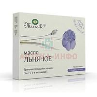 Льняное масло капс. №100 Мирролла/Россия