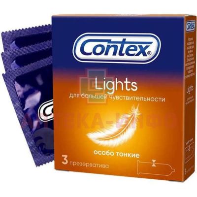 Презерватив CONTEX №3 Lights (особо тонкие) LRC Products Ltd/Великобритания