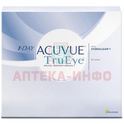 Линзы ACUVUE TRU EYE (1 день) pk 90 Dia 14.2 BC 8.5  контактные мягкие корриг. (-1,50) (Johnson & Johnson Vision Care (Vistakon))