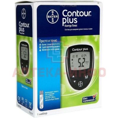 Глюкометр Contour Plus Bayer/Швейцария