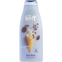 Гель-крем KEFF д/душа с ароматом мороженого и печенья со сливками 500мл SANO INTERNATIONAL LTD/Израиль