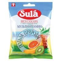 Зула ("Sula") леденцы д/диаб. 60г (мультивит.) Sula Gmbh/Германия/Чупа Чупс Рус