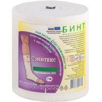 Бинт эласт. ИНТЕКС с застеж. малой растяж. 2,5м х 10см Интертекстиль