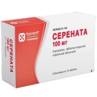 Серената таб. п/пл. об. 100мг №50 Torrent Pharmaceuticals/Индия