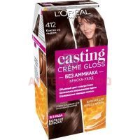 LOREAL CASTING Creme Gloss краска д/волос тон 412 (какао со льдом) L Oreal/Франция