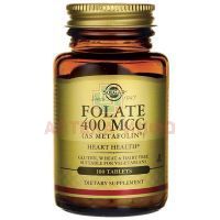 Солгар Фолат 400мкг "Метафолин" таб. 250мг №100 Solgar Vitamin and Herb/США