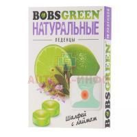 Леденцы БОБСГРИН шалфей с лаймом 32г (3,2г x 10) Доро/Россия