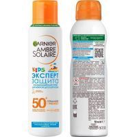 Garnier AMBRE SOLAIRE KIDS спрей солнцезащ. Эксперт Защита SPF-50 150мл Garnier/Франция