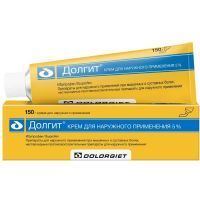 Долгит туба(крем д/наружн. прим.) 5% 150г №1 Dolorgiet/Германия