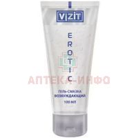 Гель-смазка VIZIT Eroticgel возбуждающий 100мл ГЕЛЬТЕК-МЕДИКА