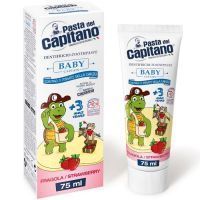 Зубная паста Pasta Del Capitano клубника дет. (3+) 75мл (туба) Farmaceutici Dottor Ciccarelli/Италия