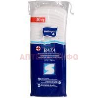 Вата BELLA COTTON хлопковая Зиг-заг (100% хлопка) 50г Белла