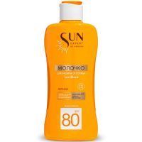 Молочко KRASSA SUN EXPERT сонцезащитное Sun Block SPF-80 180мл КРАССА-Косметикс/Россия