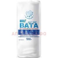 Вата КЛИНСА гигиен. н/стер. Зиг-Заг 100г Русвата