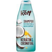 Шампунь KEFF д/ослаб. и ломких волос с кератином и маслом кокоса 500мл SANO INTERNATIONAL LTD/Израиль