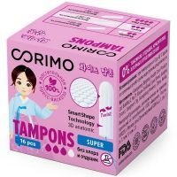 Тампоны гигиенические CORIMO Super M №16 Guangdong Bingbing Health Care/Корея