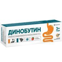 Динобутин туба(гель д/приема внутрь) 8,9мг/г 30г №1 (с ароматом клубники) в компл. с мерной ложкой Акрихин/Россия
