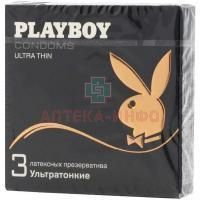 Презерватив PLAYBOY Ultra Thin №3 (ультратонкий) United Medical Devices/США