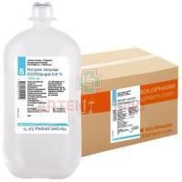 Натрия хлорид-СОЛОфарм фл.(р-р д/инф.) 0,9% 1000мл №10 короб карт. Гротекс