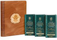 Набор ГОРНАЯ СИБИРЬ Премиум мужской (успок., пантовый 100мл №2) коробка-книга Магия трав/Россия