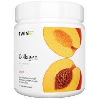 1WIN Коллаген+витамин С пор. 180г (персик) банка ВинЛаб Нутришин/Россия
