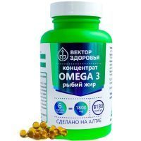 АЛТАЙСКИЕ ТРАДИЦИИ Концентрат OMEGA 3 рыбий жир капс. №180 Простые решения/Россия