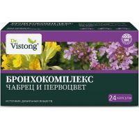 DR. VISTONG Бронхокомплекс Чабрец и первоцвет капс. №24 ВИС/Россия