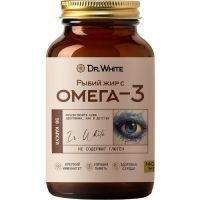 Рыбий жир с Омега-3 DR WHITE капс. №90 Нутрилент/Россия