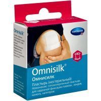 Лейкопластырь OMNISILK катуш. шелк. водоотталк. 1,25см х 5м (с еврохолдером) Пауль Хартманн/Германия