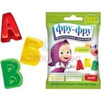 Мармелад ФРУ-ФРУ МАША И МЕДВЕДЬ "Азбука" 30г The Candy Plus Sweet Factory/Чехия