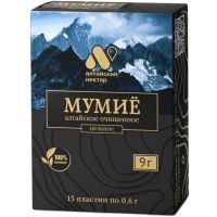 Мумие пластины 0,6г №15 Алтайский нектар/Россия