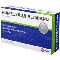 Нимесулид Велфарм таб. 100мг №30 (10х3) Велфарм-М/Россия