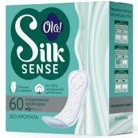 Прокладки гигиенические OLA Silk Sense Daily №60 (б/аромата) Hygiene Kinetics