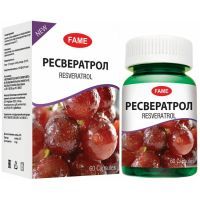 Фэйм (Fame) Ресвератрол капс. №60 FAME Pharmaceuticals Industry Co.Ltd/Индонезия
