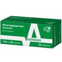 Фонтурацетам-Акрихин таб. 100мг №60 Акрихин/Россия