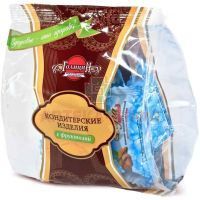 Конфеты ГОЛИЦИН нуга молочно-ореховая со вкусом миндаля на фруктозе 180г Вишневогорская КФ