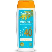 Молочко KRASSA Tropic Sun с пантенолом д/безопасного загара SPF-40 100мл КРАССА-Косметикс/Россия