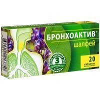Бронхоактив Шалфей Витамир таб. №20 Квадрат-С